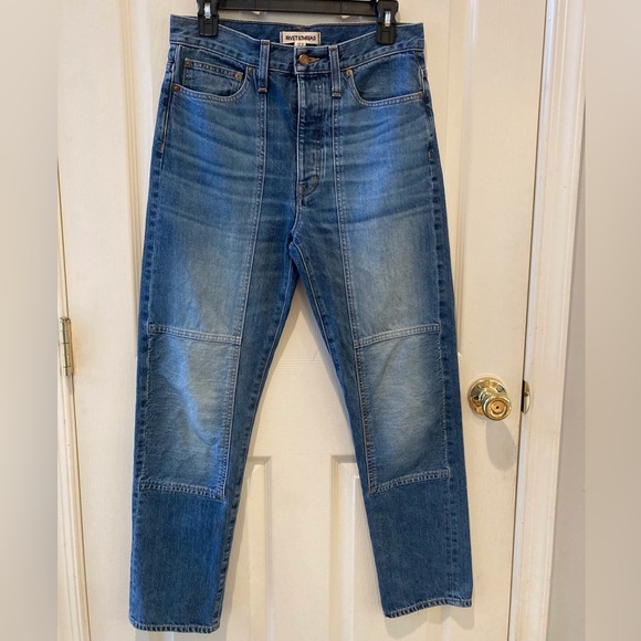Madewell Rivet & Thread Other - Madewell Rivet & Thread Patch Boy Jeans High-Rise Hippie 70s Womans Size 27